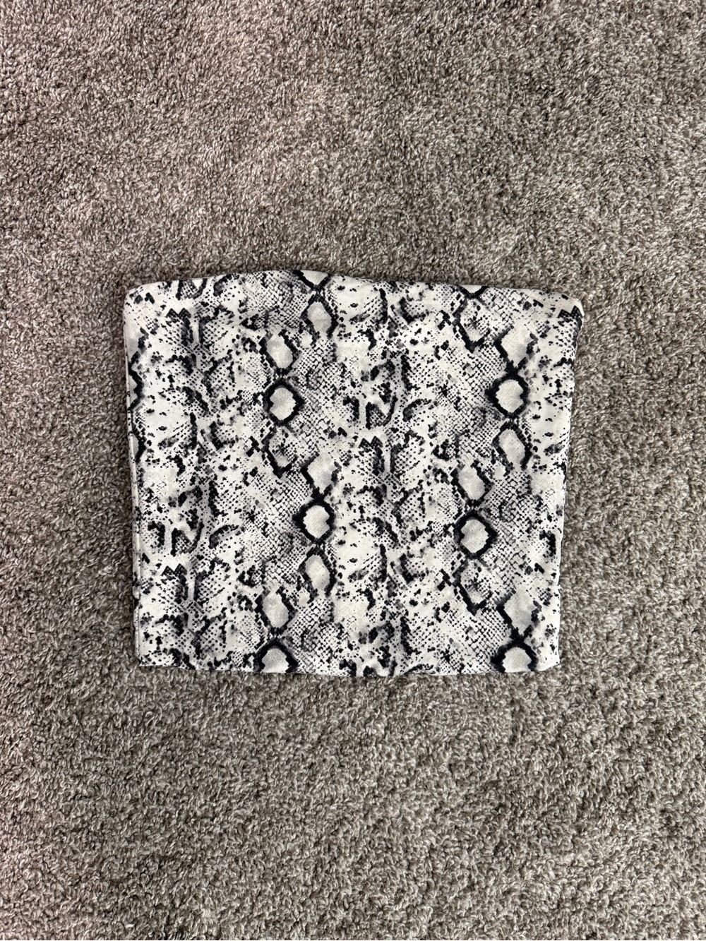 forever 21 snake print tube top